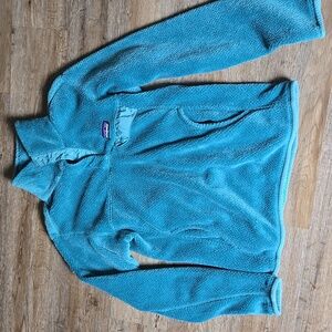 Patagonia Turquoise Fleece Pullover
